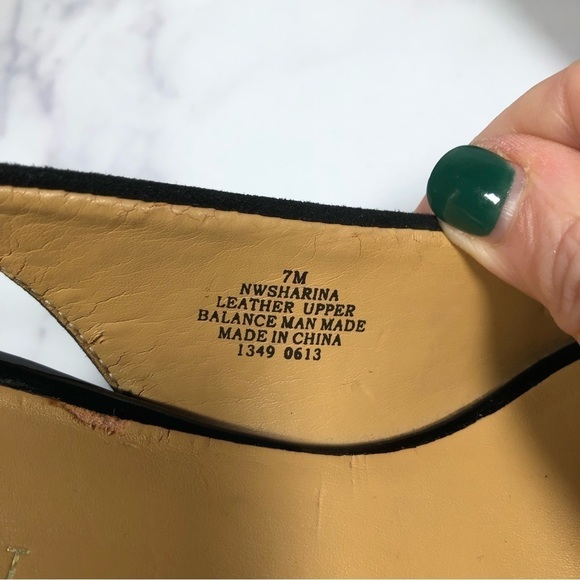 Nine West Sharina Leopard Bottom Slingback Shoes, Size 7M - Picture 7 of 10